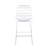 Audrey Geometric Metal Bar Stools with PU Leather Seat Pad-299702196