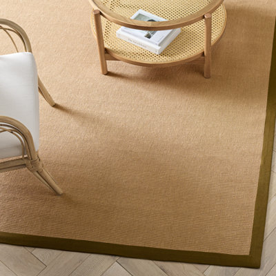 Fibre naturelle 194% tissage plat 85% jute; 10% latex; Tapis 5% coton sans motif