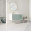 Meuble-lavabo simple 39,6 po avec plateau en céramique Rudich