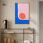 «A Loner Sun», art mural abstrait géométrique moderne par Art Remedy-102499454-102499458