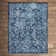 Blue/Cream Traditional Oriental Indoor Area Rug for Living Room, Dining Room, Bedroom