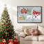«Stars And Snowflakes Collection A», reproduction sur toile encadrée-646115889-646115890