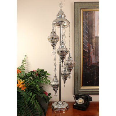 Dilbeck 120cm Silver Lighting Floor Lamp