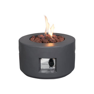 Cylinder Natural Gas Smokeless Fire Pit