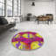 Tapis décoratif rose Pettiford-1884361164