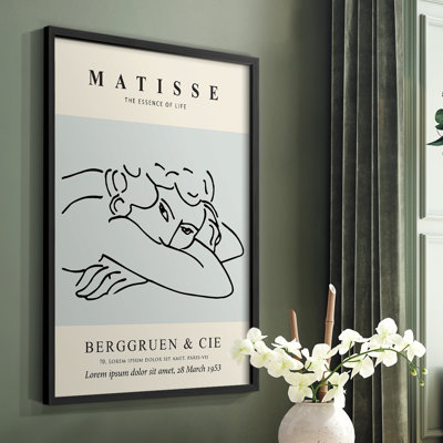 Matisse L, reproduction encadrée - bois massif