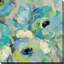 «Fresh Teal Flowers III», reproduction de peinture acrylique-25341967-25341954