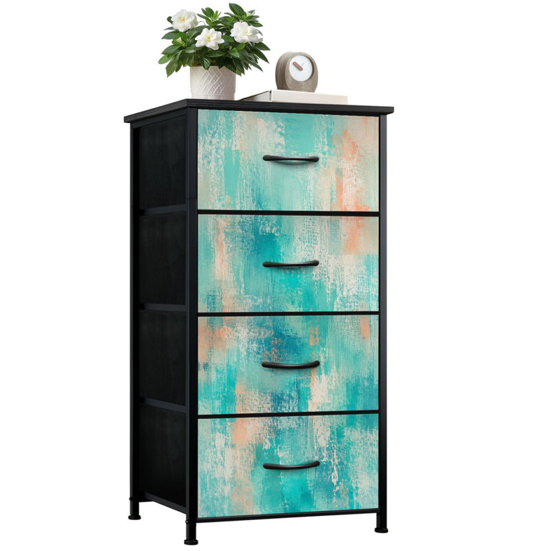 Commode de rangement verticale 4 tiroirs