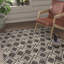 Tapis géométrique en laine touffeté à la main Vedika-975038513