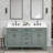 Anglet 60" Double Bathroom Vanity with Top-482341005-403088538