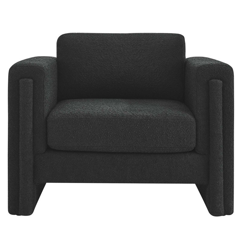 Modway Visible Armchair, Black Boucle
