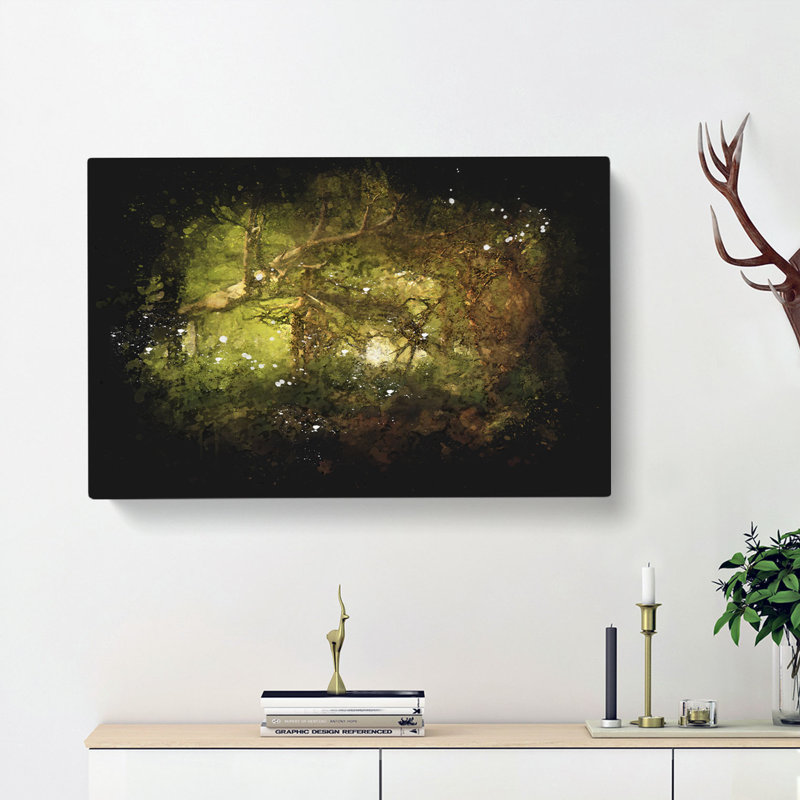 Mystical Forest - Wrapped Canvas Print, 35cm H x 50cm W x 3cm D