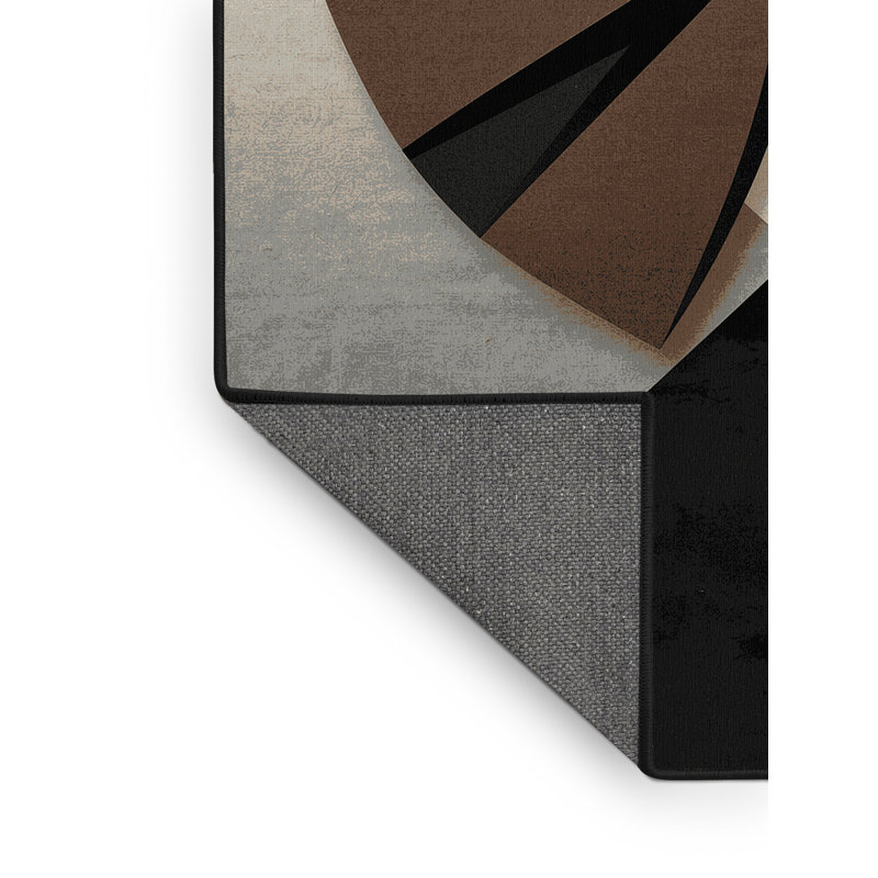 Tapis beige doux et moelleux Elwell, 4x6