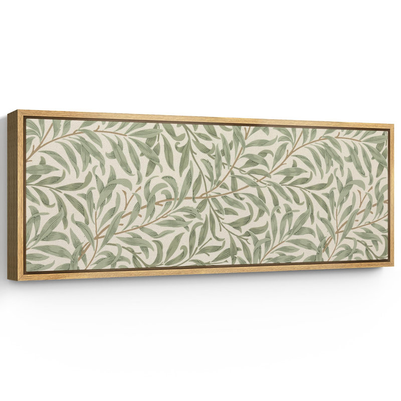Abstract Botanical " Verdant Whisper Lush Foliage Pattern Modern Art Calm Warm Extra Large Artwork Pictures ", Natural