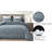 Washed Microfiber Bedding Polyester Comforter-81915318-81915313