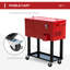Chariot à glaçons sur roulettes Outsunny 80 QT-116843016