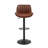 Upholstered Adjustable Height Counter Stool-1214782254