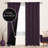 Deconovo 100 Percent Blackout with Liner Rod Pocket Curtain Panel Pair-75196921-75196902