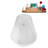 60" Streamline Soaking Freestanding Tub and Tray With Internal Drain-101698052
