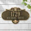 Rochelle 2-Line Wall Address Plaque-1054013765-1054013761