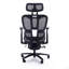 Adjustable Ergonomic Black Mesh Office Chair With Headrest And Footrest, Conference/Computer Desk Chair