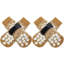Chaussettes antidérapantes pour chien avec sangles réglables, taille M, kaki-131214696