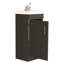 Meuble-lavabo de salle de bain - Armoire à une porte avec tablette intérieure