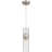Nash 1 Light LED Pendant - Brushed Steel Finish-1529690986