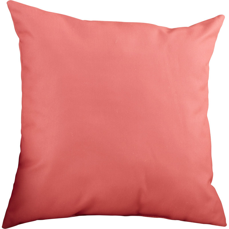Bourrure de coussin de forme carré, H 20 po x l 20 po, Corail