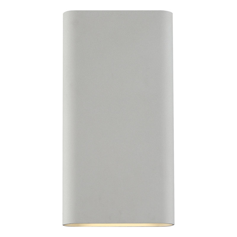 New Britain Flush Mounted Sconce, 8" H x 6.25" W x 2" D, Satin