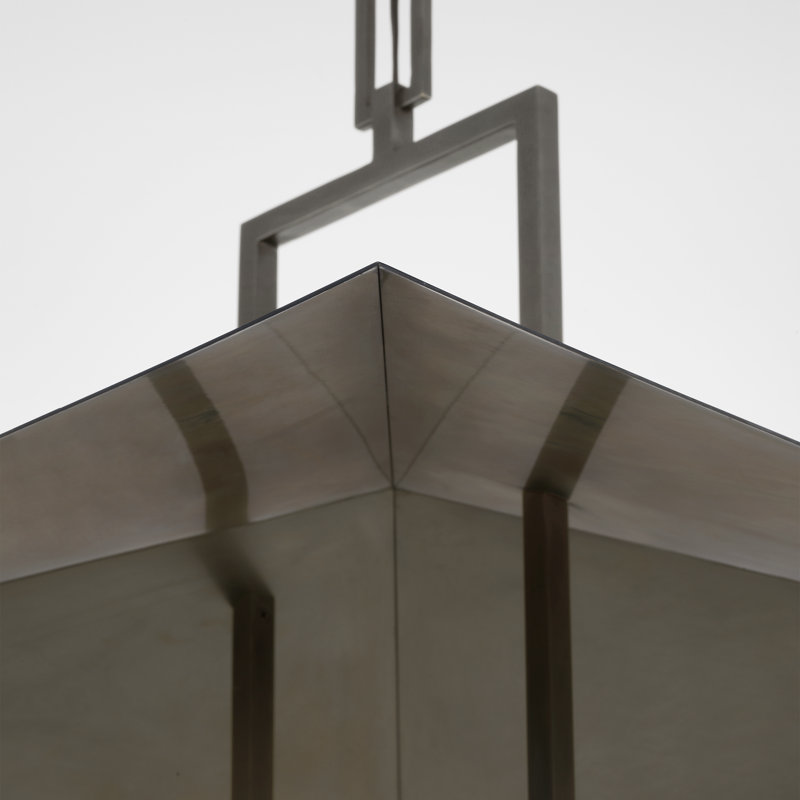 Amity 1 - Light Pendant, Bronze/Antique Burnished Brass, Clear
