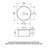 18 Inch Dual Mounted Single Bowl Ceramic Circular Kitchen Sink With Drain Assembly And Bottom Grid