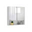 Pharmacie avec miroir Lexington, trois tablettes internes, finition blanche-1787764011