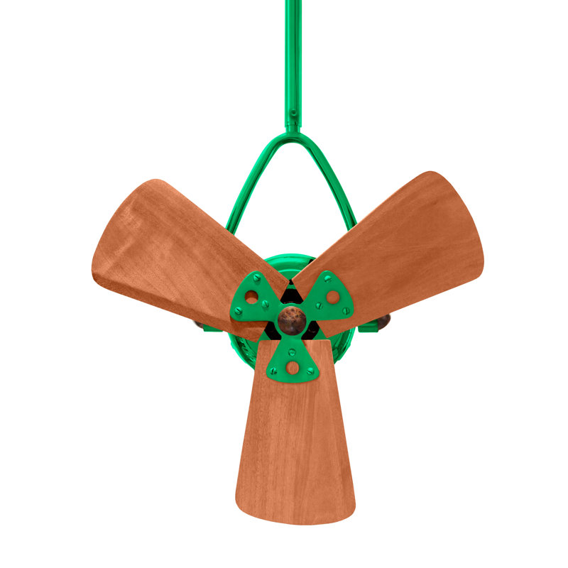 16" Jarold Directional 3 Blade Ceiling Fan, Esmeralda