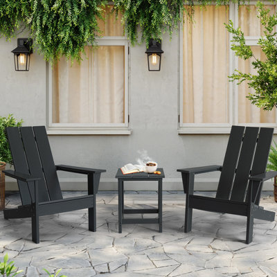 Devito 2 - Person Patio Conversation Set With Side Table