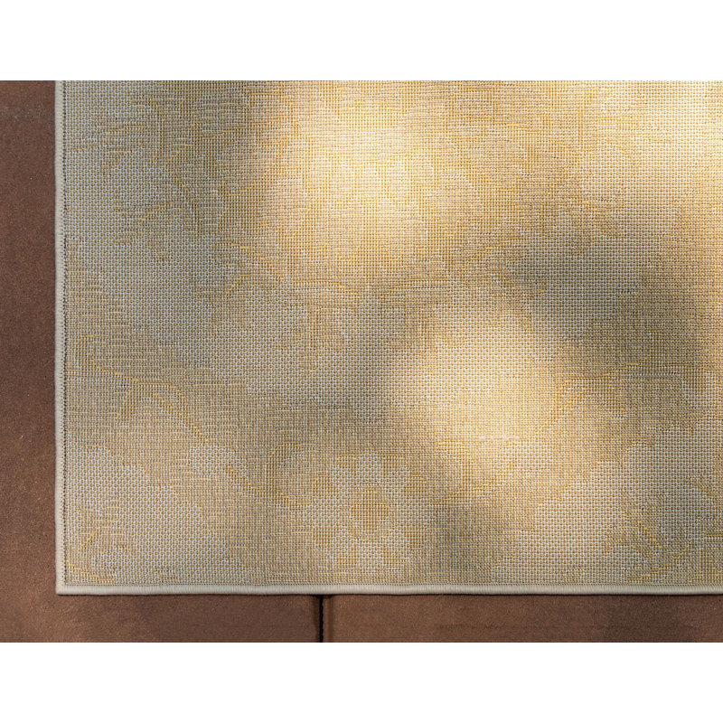 Tapis de véranda d'extérieur couleur soleil, Rectangle 3 pi 3 po x 5 pi