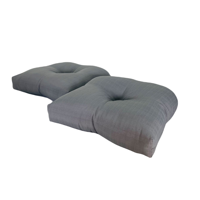 Coussin d'extérieur simple, Anthracite
