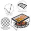 HAUSPROFI 30cm W Portable Charcoal Grill