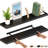 Miami 48" W x 8" D Floating Shelves Set with Invisible Wall Mount Brackets-359797072