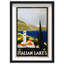 Affiche italienne italienne des Lacs bleus, reproduction encadrée par Joss & Main-66777376-66777377