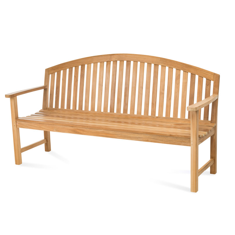Banc de jardin en bois Brecken, H 40 po x l 72 po x P 27 po