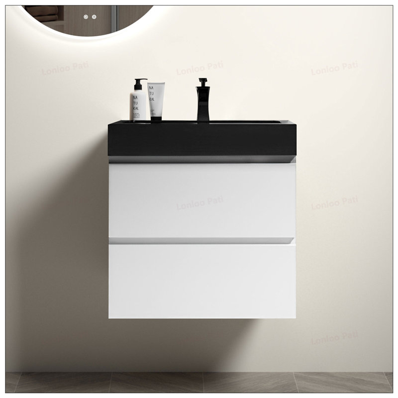 Meuble-lavabo mural 24 po avec lavabo, 24"