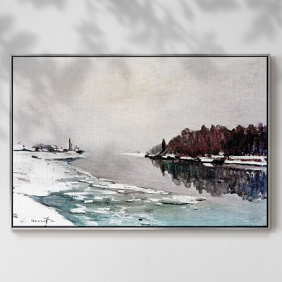 «The Neve» sur la berge de la seine, 1867, reproduction d'art sur toile