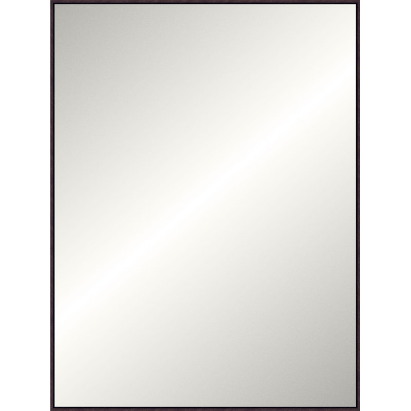 Solid Wood Mirror, Square, Espresso, 49.25" x 49.25"