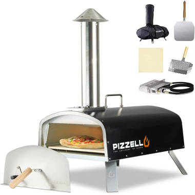 Flame King Tanur 12-Inch Portable Outdoor Propane Pizza Oven Counterto