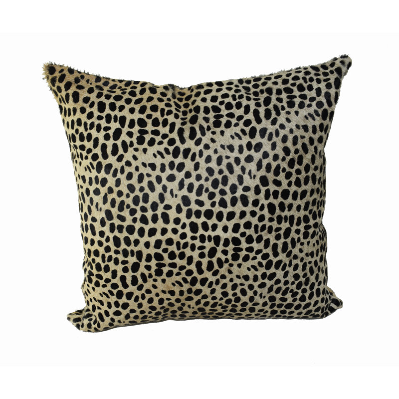 Square Pillow Cover & Insert, Light Gray/Black