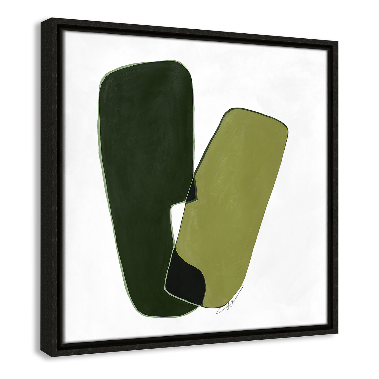 Unity II Print by , Espresso, 17.5" H x 17.5" W