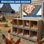 66cm Wood Floor Bird Cage