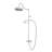 Abbey Rain Fall Shower Faucet Set with Hand Shower (Valve Included)-91713175