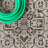 Moten Medallion Textured Weave Gray/Black Indoor/Outdoor Rug-1146090932